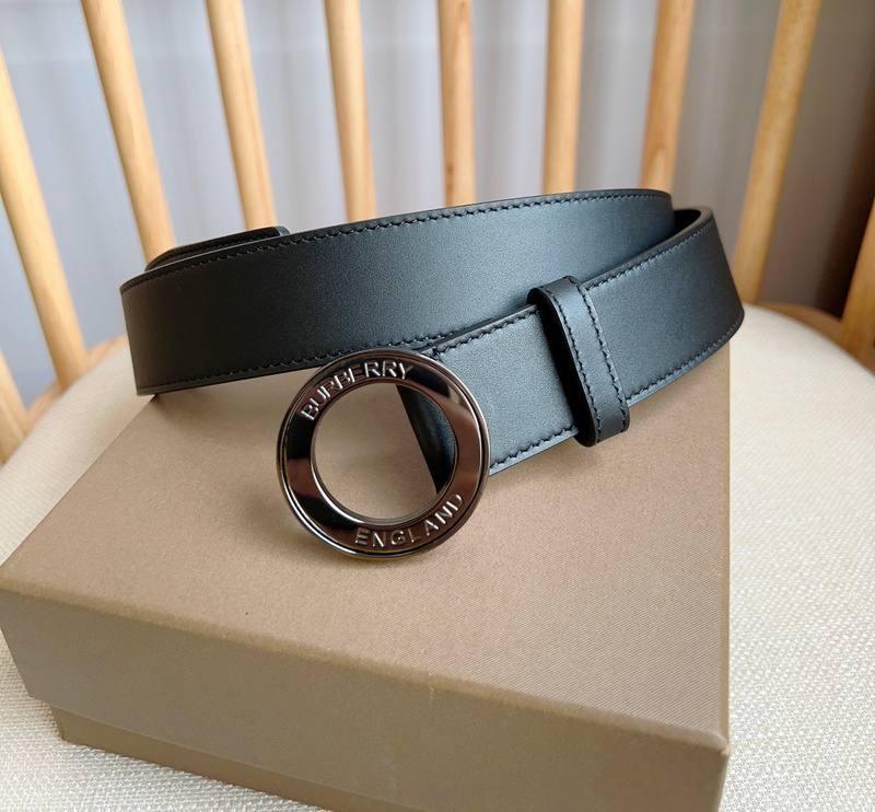 Burberry Leather Vintage Belt 'Black'
