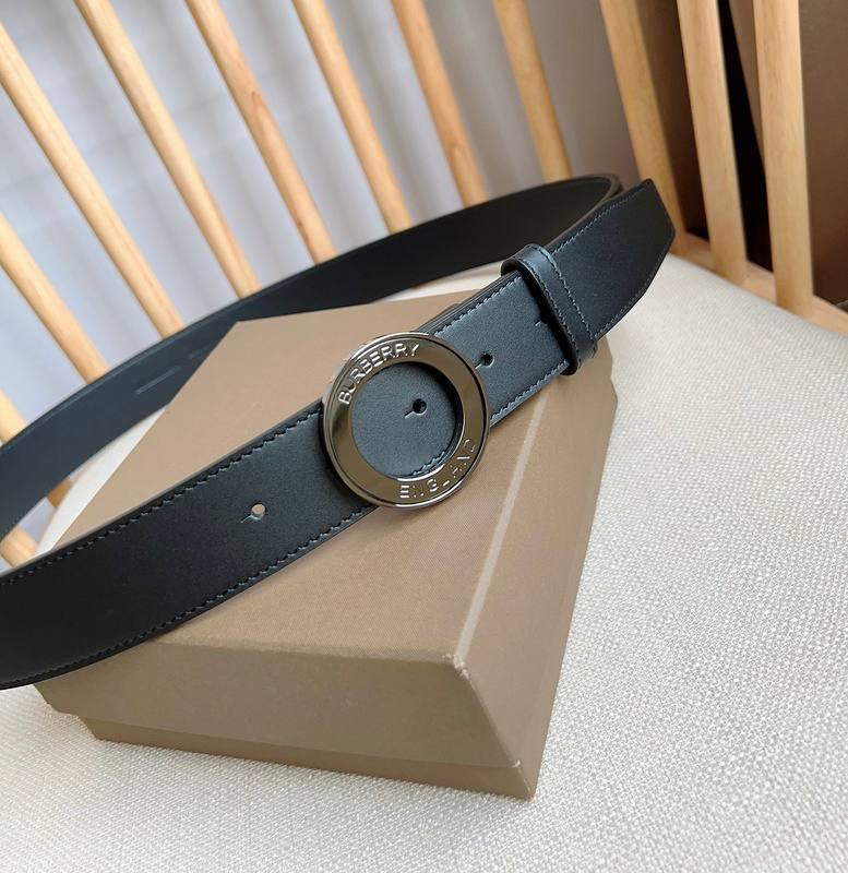 Burberry Leather Vintage Belt 'Black'