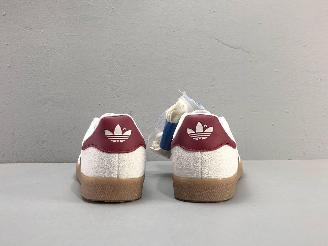 Adidas Originals Gazelle Indoor 'Aluminum Collegiate Burgundy'