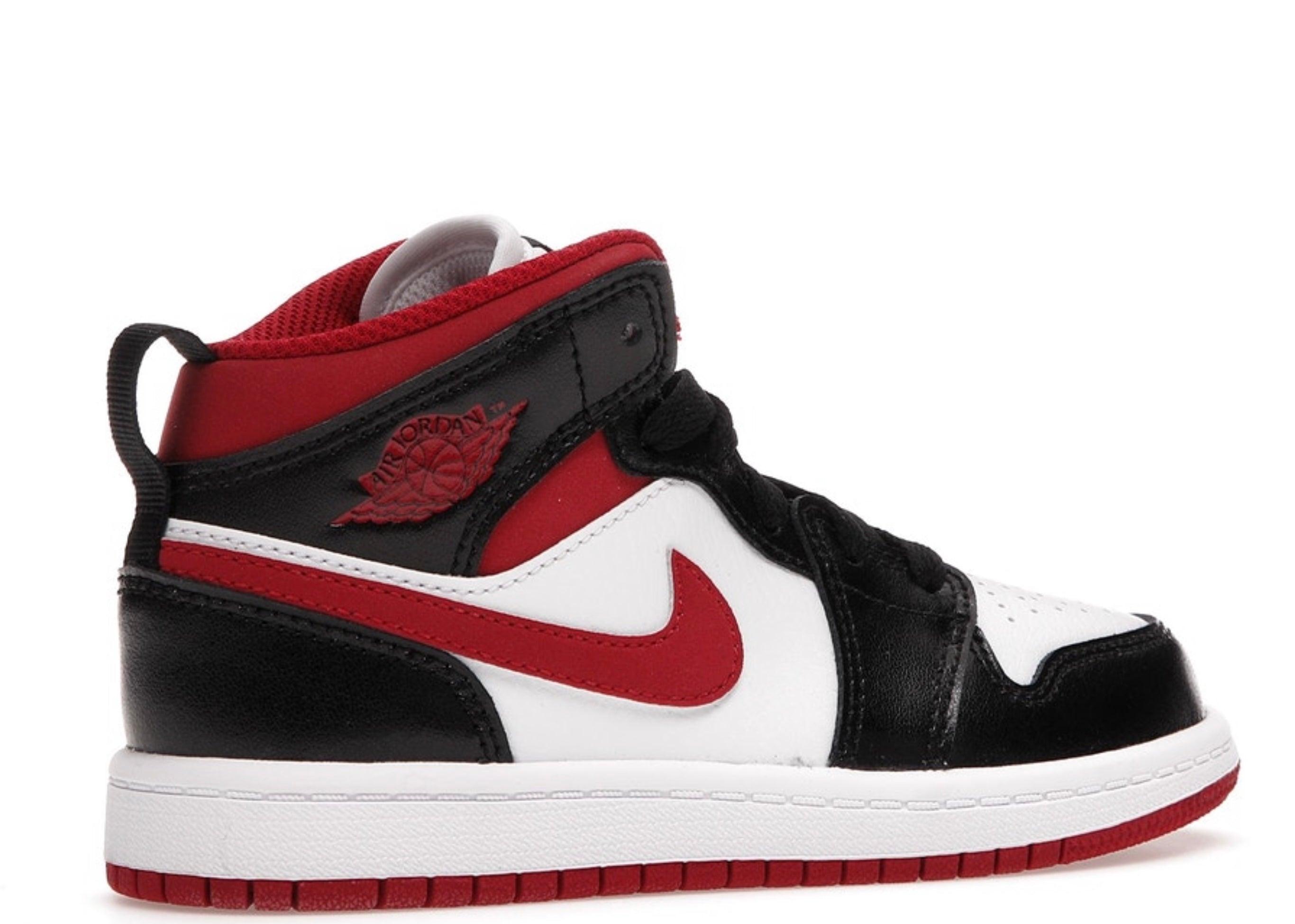 Air Jordan 1 Mid TD 'Black Gym Red'