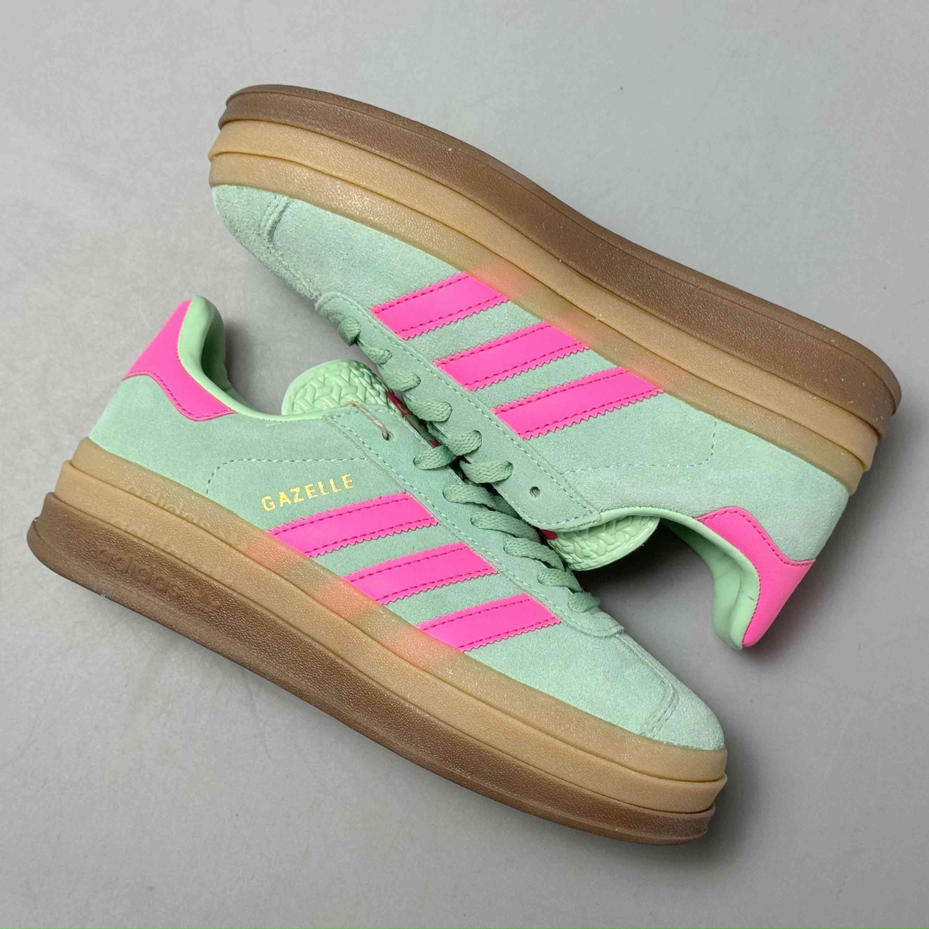 Adidas Originals Gazelle Bold 'Pulse Mint Screaming Pink'