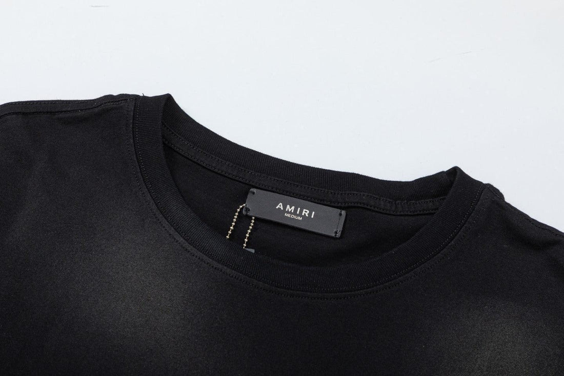 Amiri Lion Black T-Shirt Without Collar