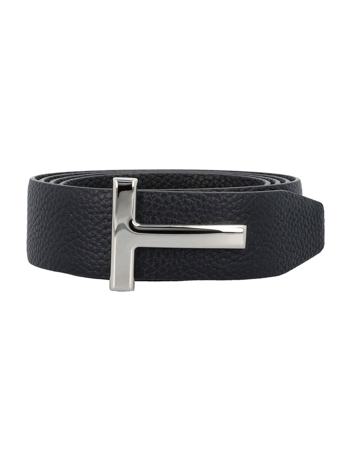 TOM FORD Reversible Grainy Leather Belt - 3cm Height