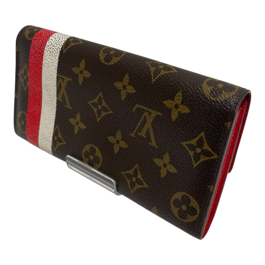 LOUIS VUITTON/Long Wallet/Monogram/Leather/BRW/CT1006