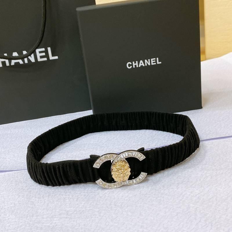 Chanel Leather Women’s Belt 'Black'