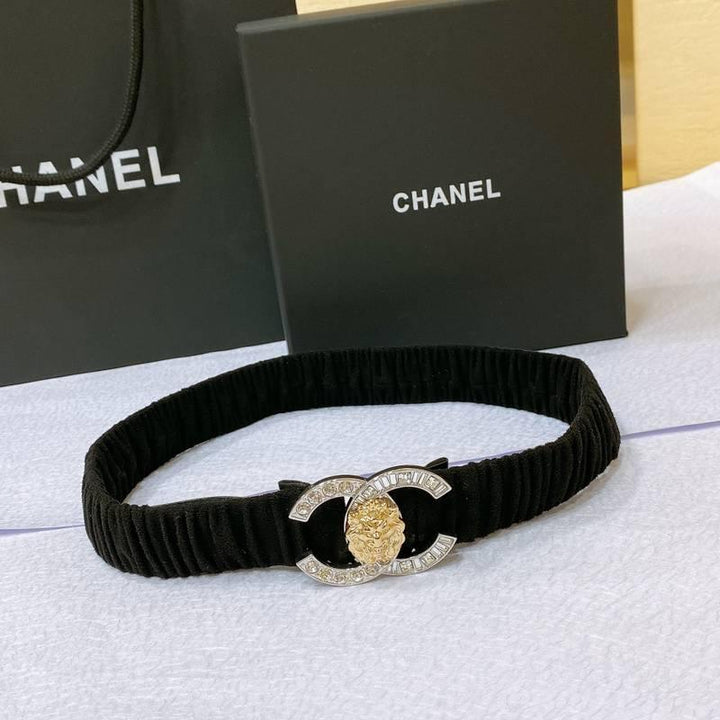 Chanel Leather Women’s Belt 'Black'