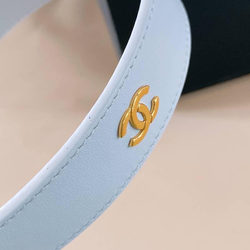 Chanel Women Logo Banding Belt 'White'