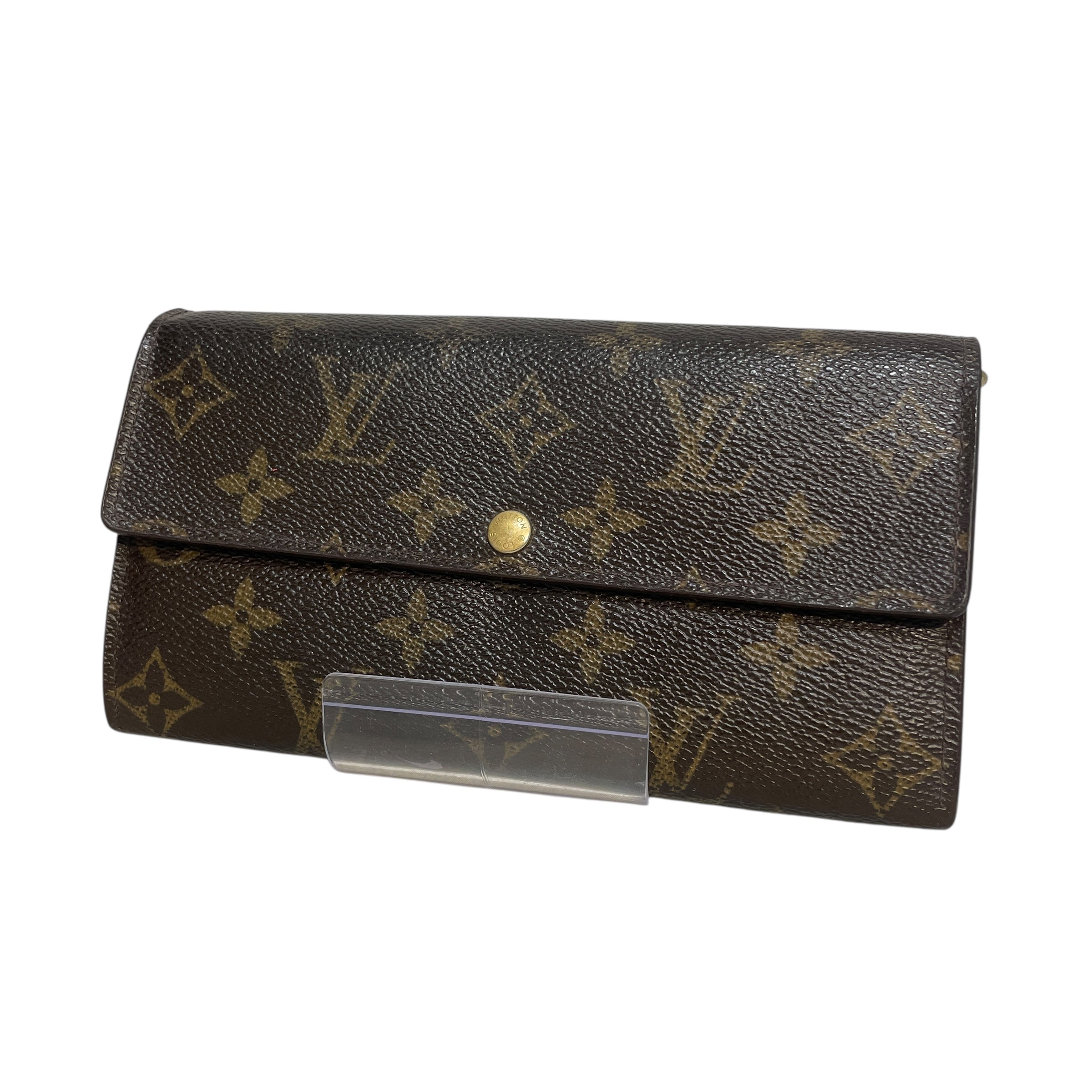 LOUIS VUITTON/Long Wallet/Monogram/Leather/BRW/Sarah Monogram Wallet
