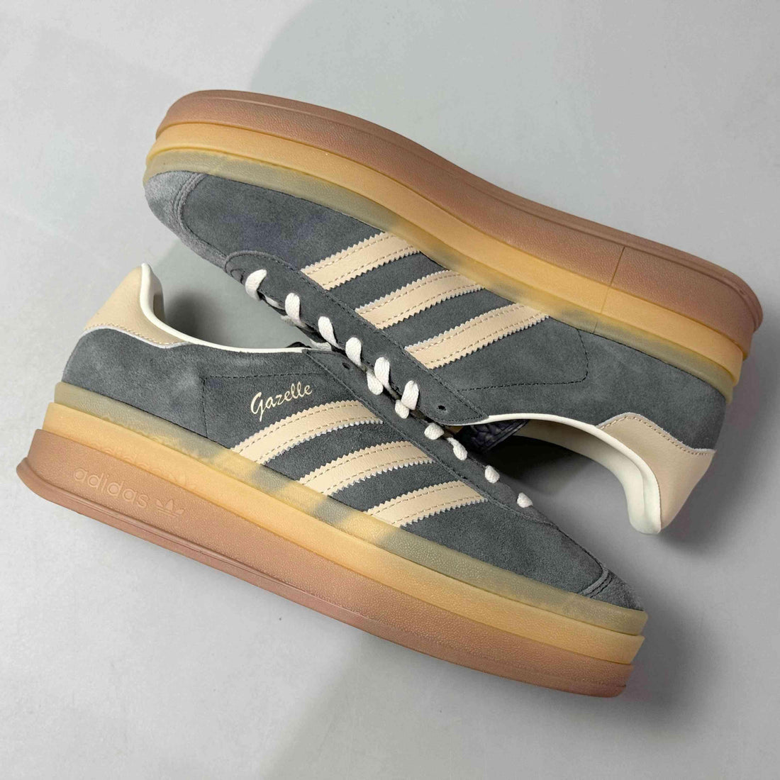 Adidas Originals Gazelle Bold 'Grey Magic Beige Gum'