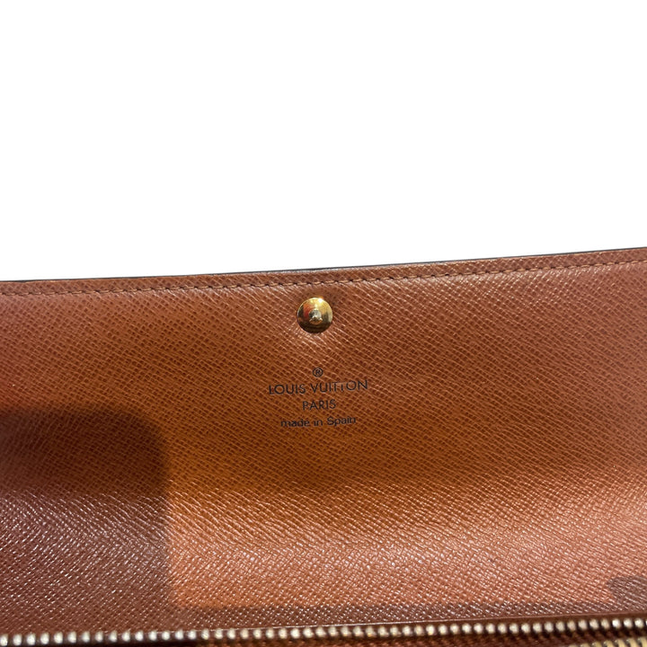 LOUIS VUITTON/Long Wallet/Monogram/Leather/BRW/Sarah Monogram Wallet