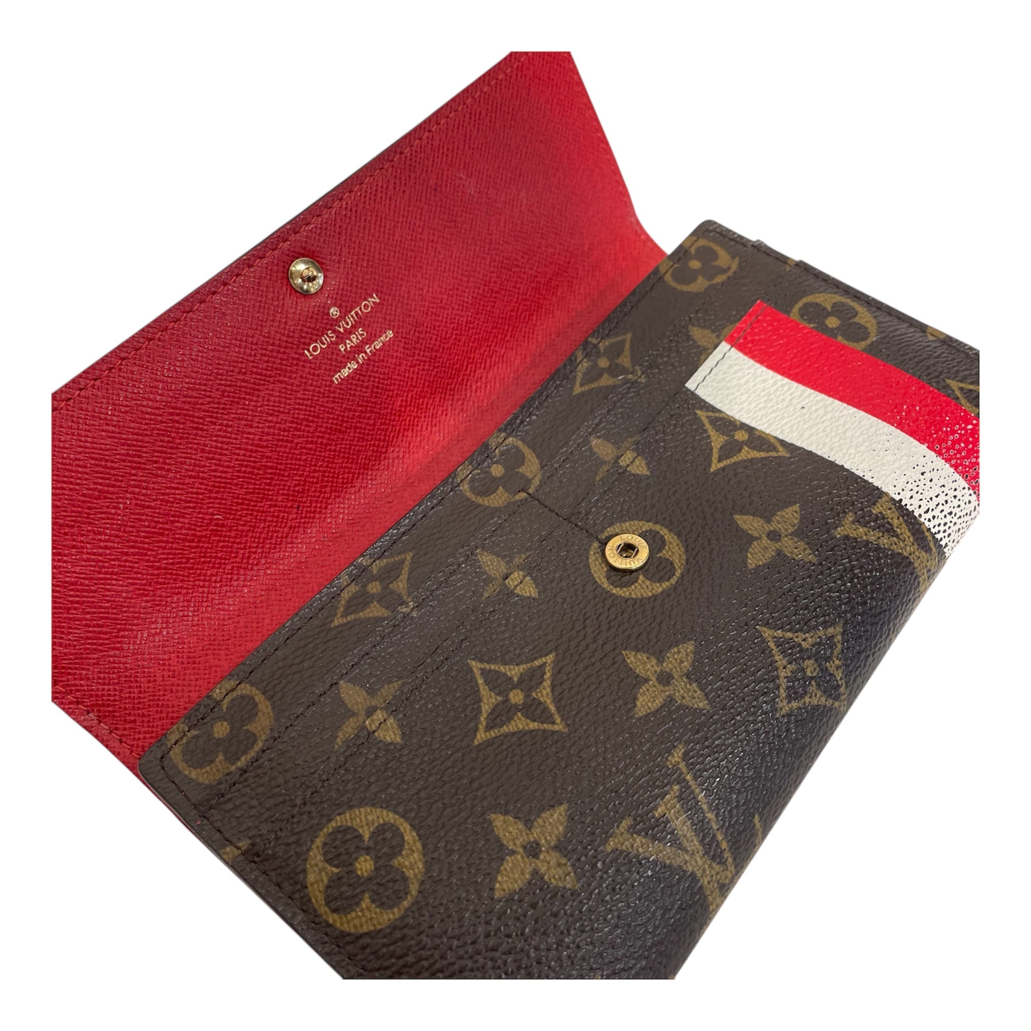 LOUIS VUITTON/Long Wallet/Monogram/Leather/BRW/CT1006