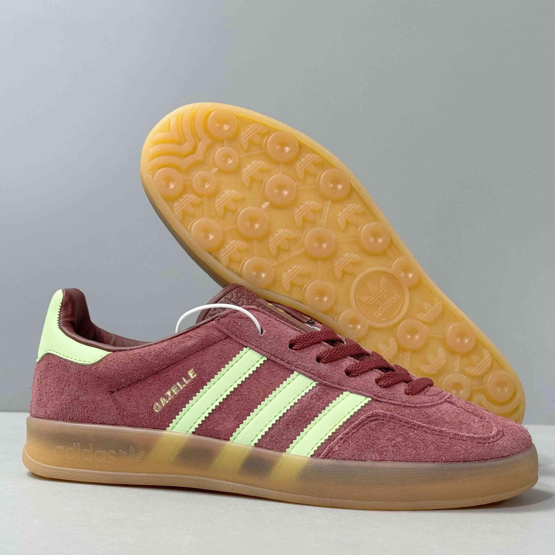 Adidas Originals Gazelle Indoor 'Shadow Red Semi Spark Green'