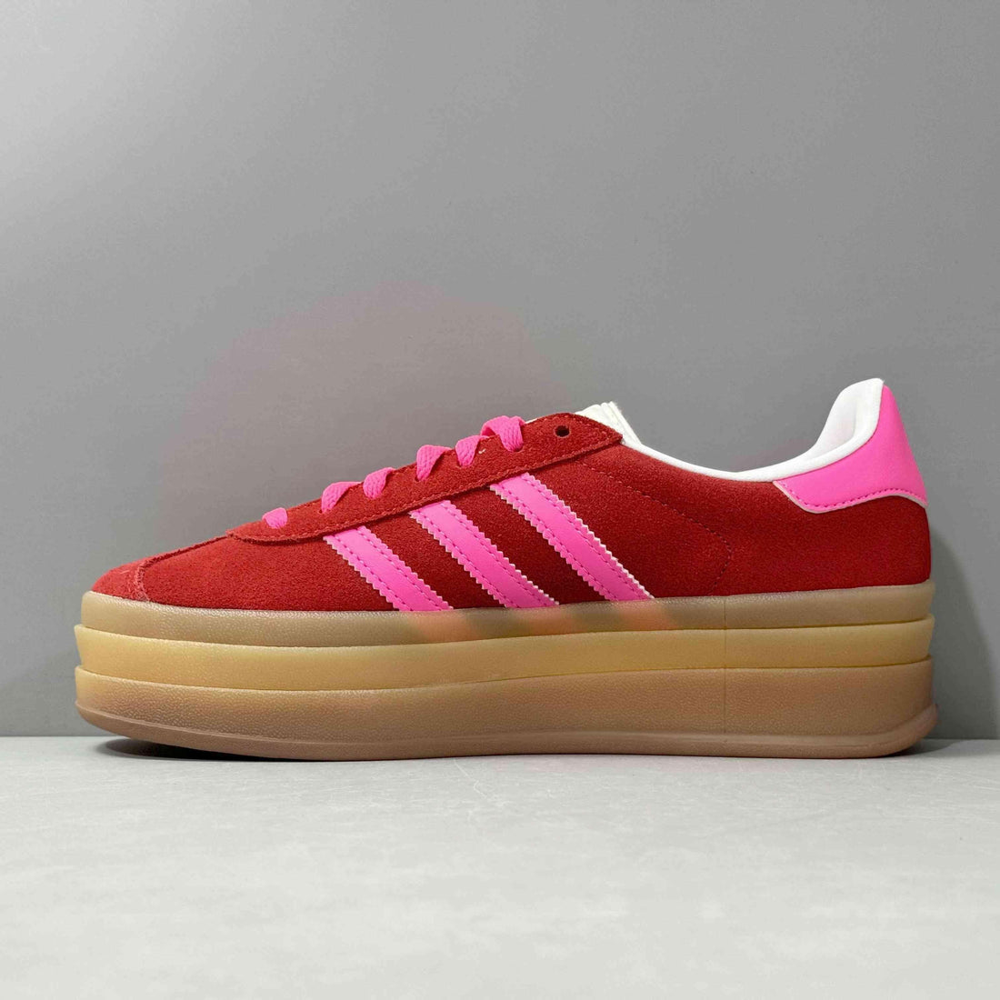 Adidas Originals Gazelle Bold 'Collegiate Red Lucid Pink'