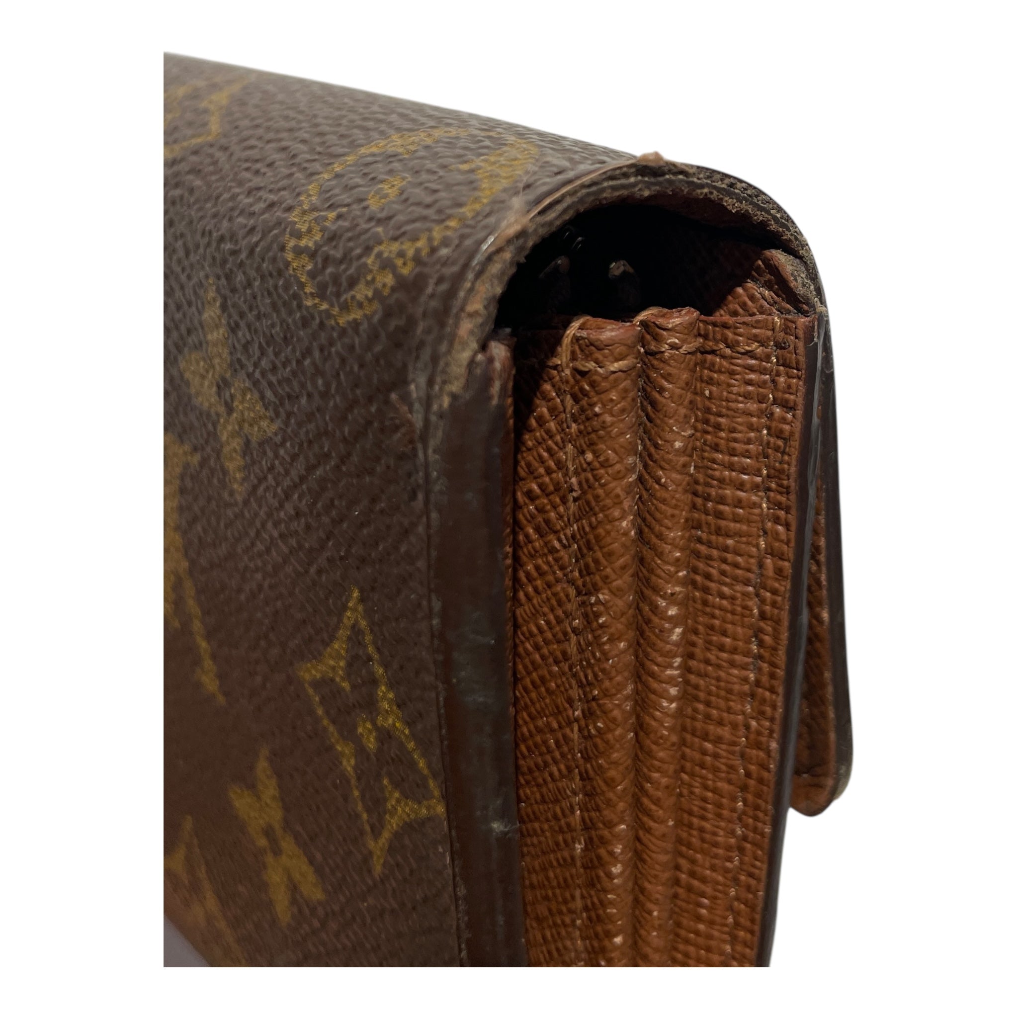 LOUIS VUITTON/Long Wallet/Monogram/Leather/BRW/MONOGRAM SARAH WALLET