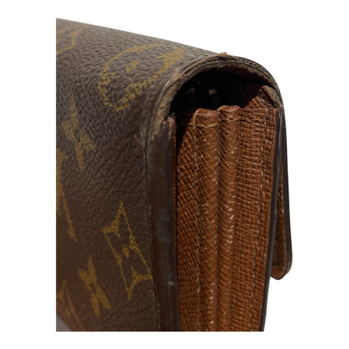 LOUIS VUITTON/Long Wallet/Monogram/Leather/BRW/MONOGRAM SARAH WALLET