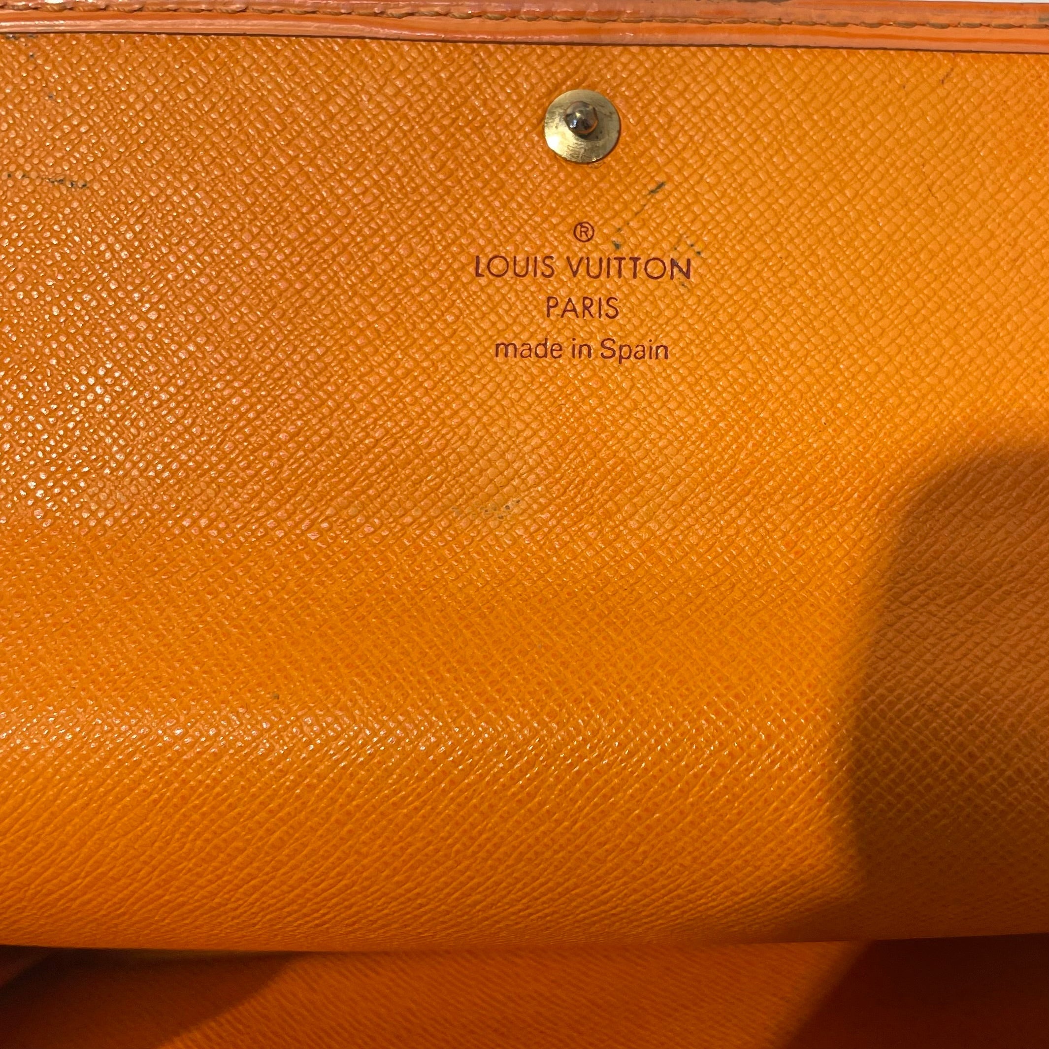 LOUIS VUITTON/Long Wallet/Leather/ORN/EPI ORANGE WALLET