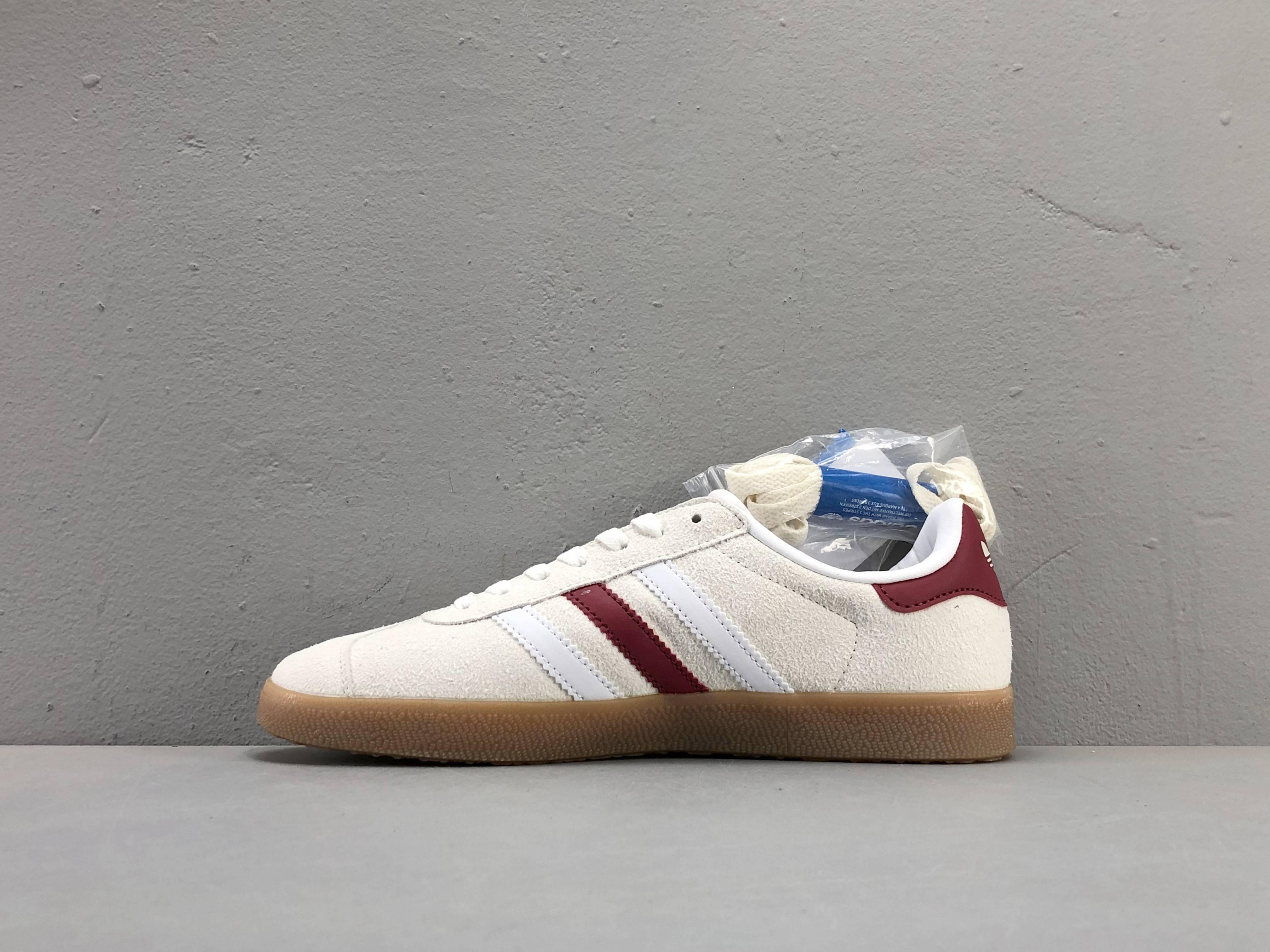 Adidas Originals Gazelle Indoor 'Aluminum Collegiate Burgundy'
