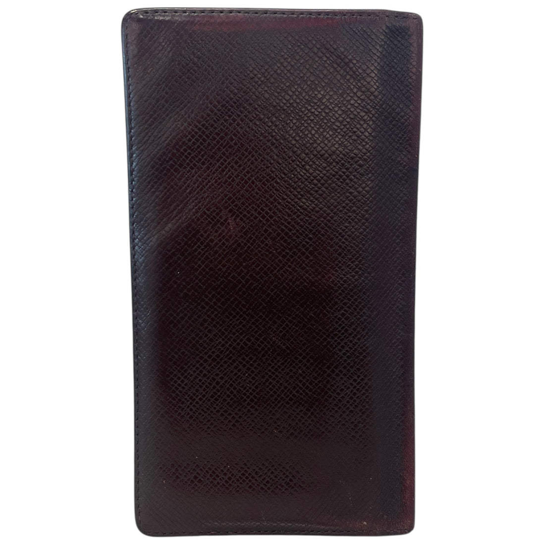 LOUIS VUITTON/Long Wallet/Leather/RED/Portefeuille Brazza