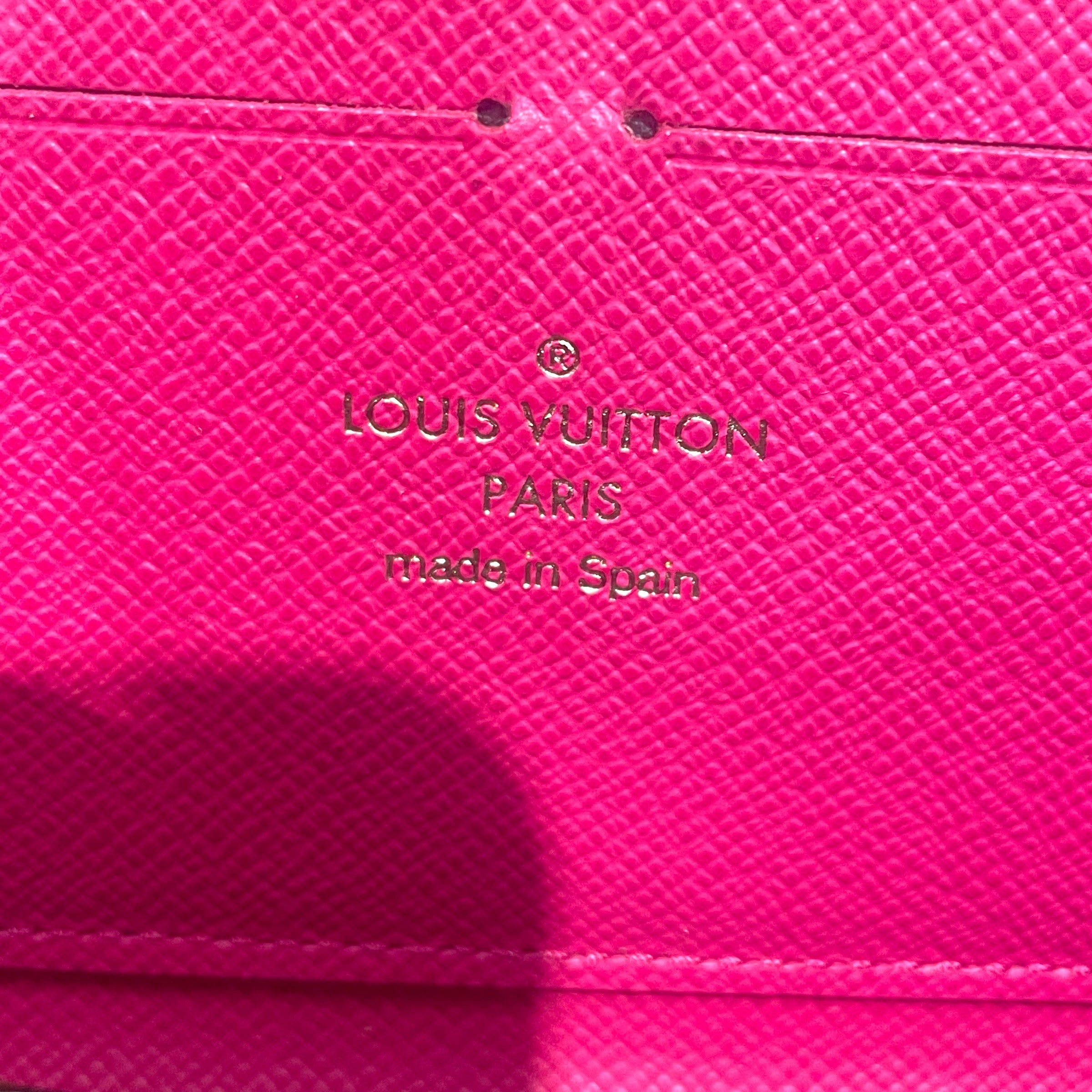 LOUIS VUITTON/Long Wallet/Leather/BRW/