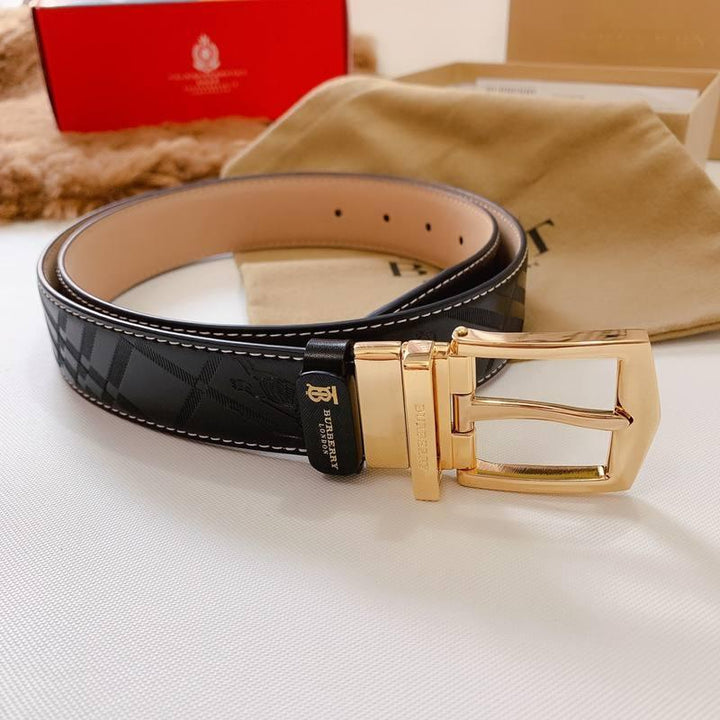 Burberry Leather Vintage Belt 'Black'