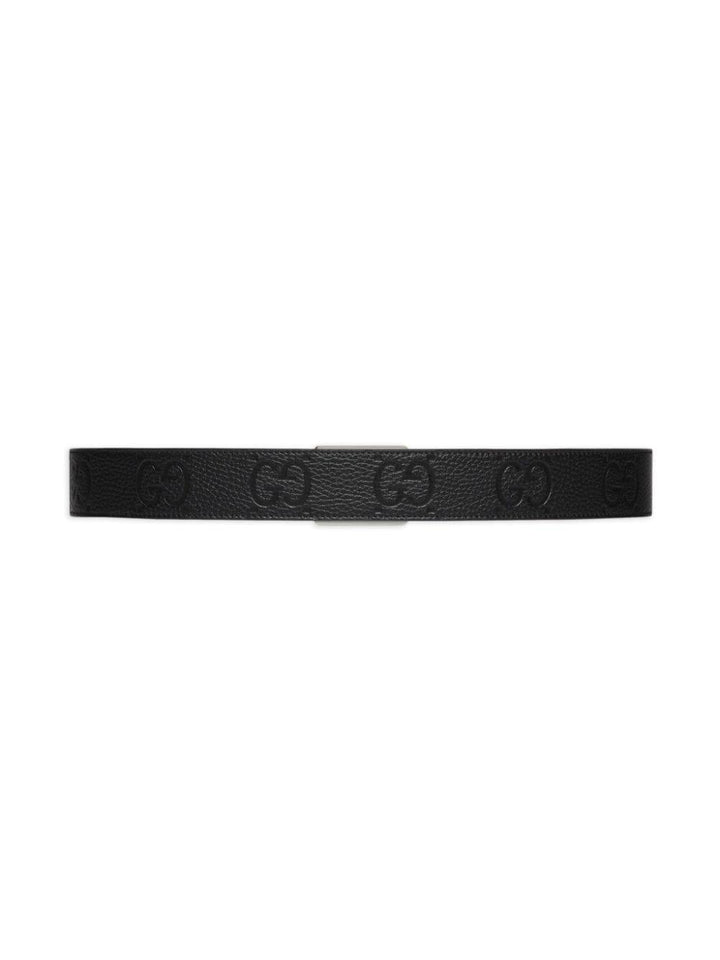 GUCCI GG Leather Belt - 3.5 cm Wide