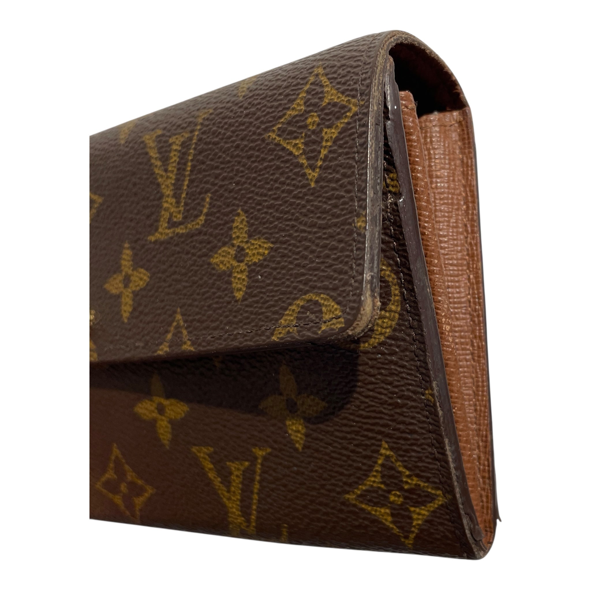 LOUIS VUITTON/Long Wallet/Monogram/Leather/BRW/MONOGRAM SARAH WALLET
