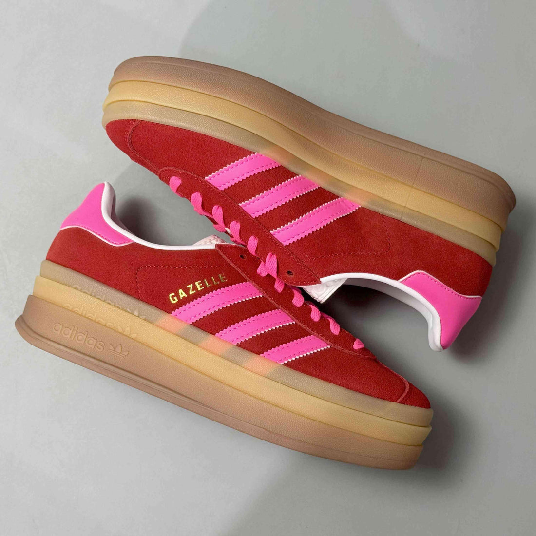 Adidas Originals Gazelle Bold 'Collegiate Red Lucid Pink'