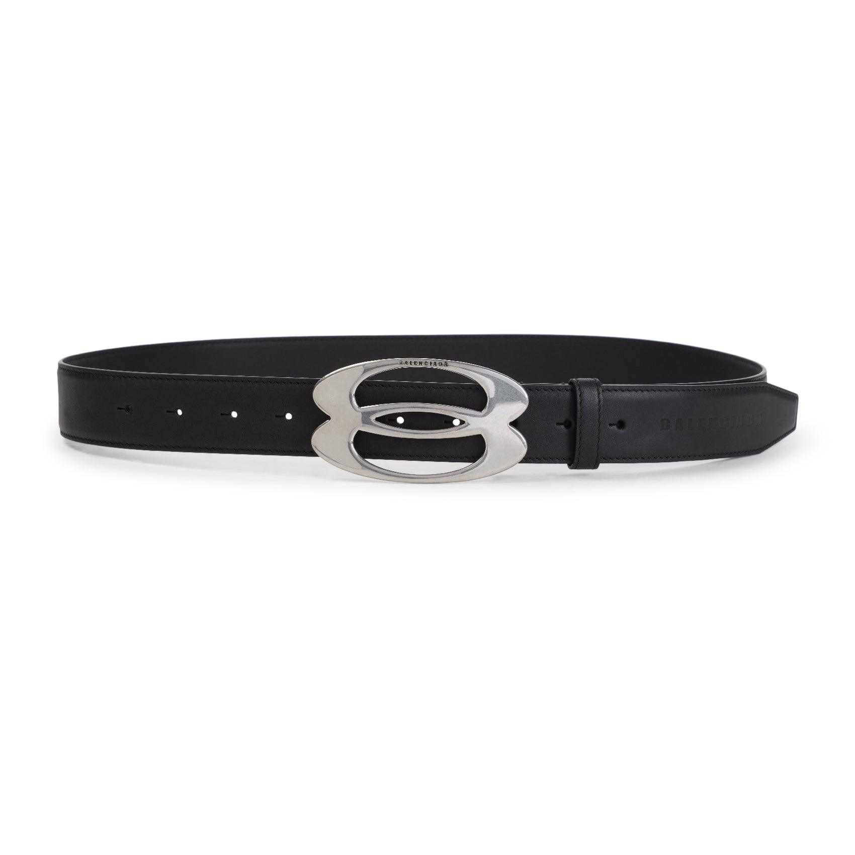 BALENCIAGA Unity 35 Leather Belt for Men