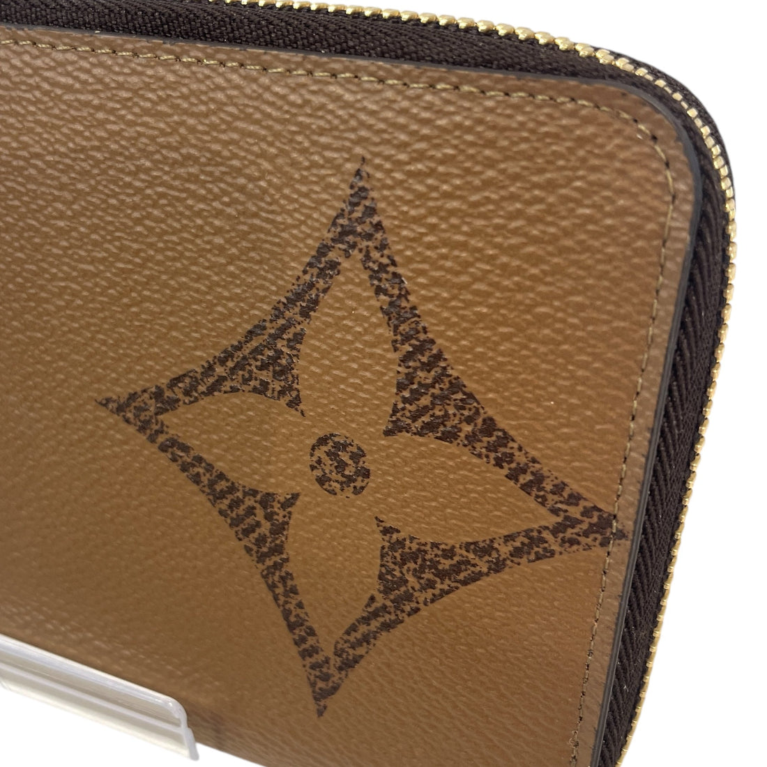 LOUIS VUITTON/Long Wallet/Monogram/Leather/BRW/GIANT PRINT ZIPPY