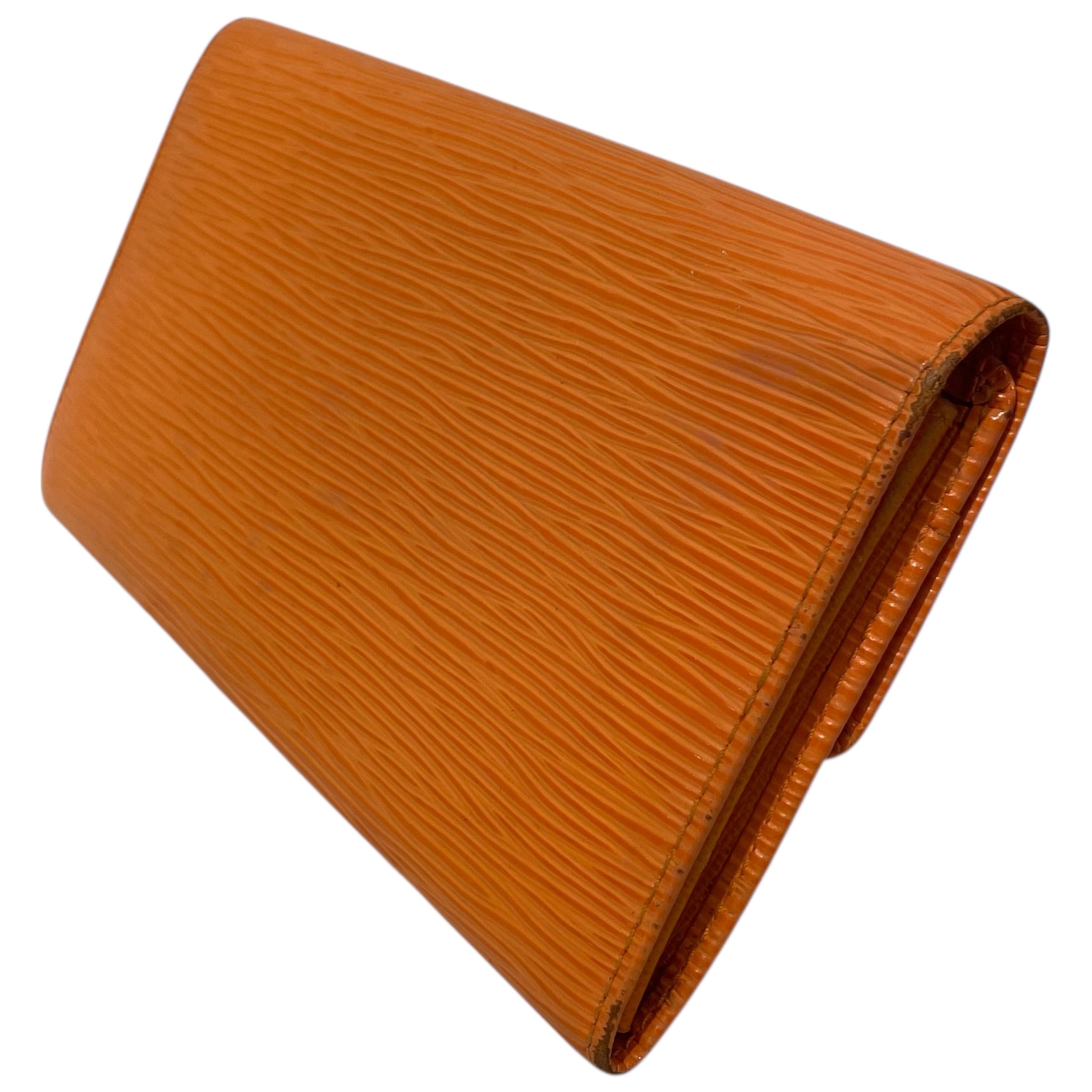 LOUIS VUITTON/Long Wallet/Leather/ORN/EPI ORANGE WALLET
