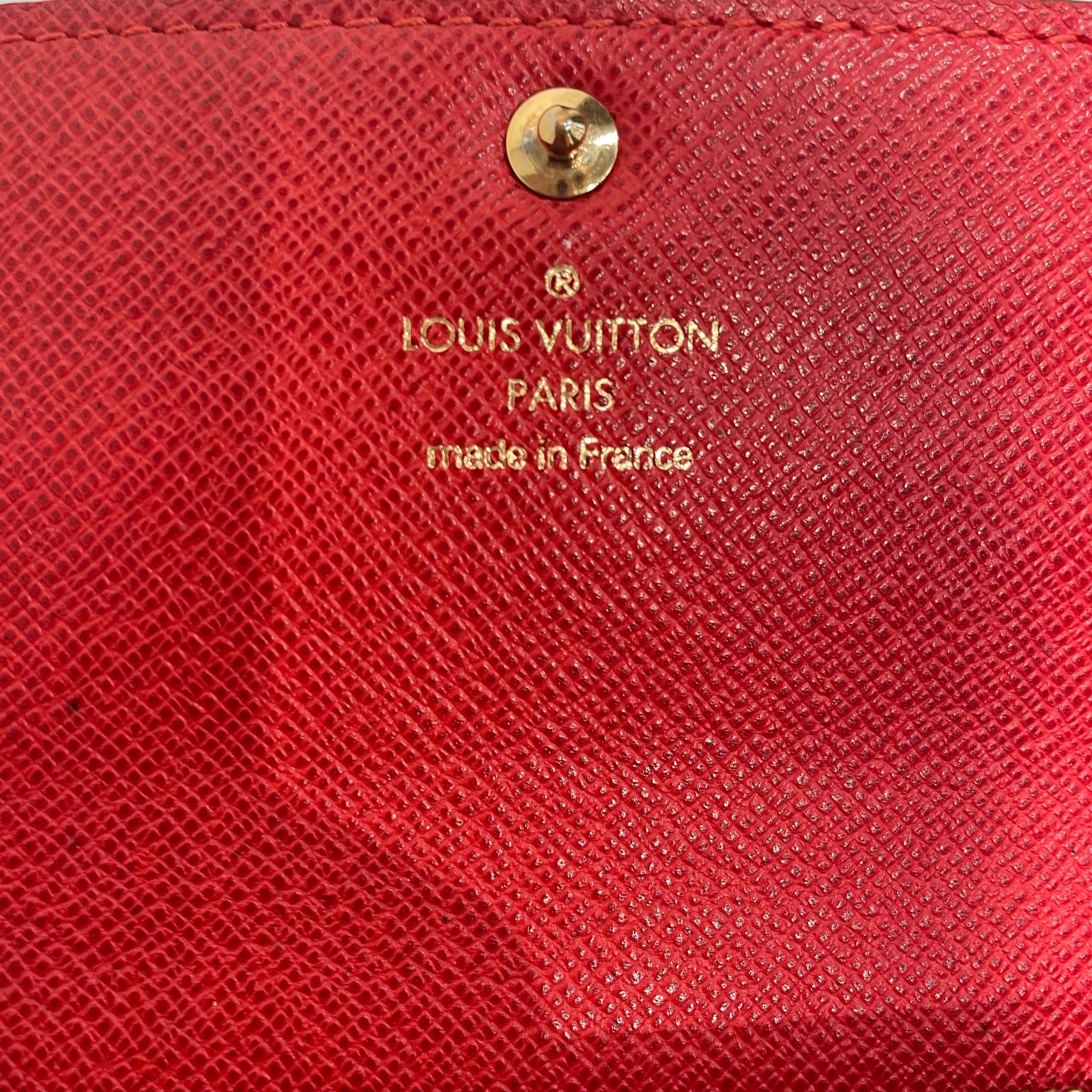 LOUIS VUITTON/Long Wallet/Monogram/Leather/BRW/CT1006
