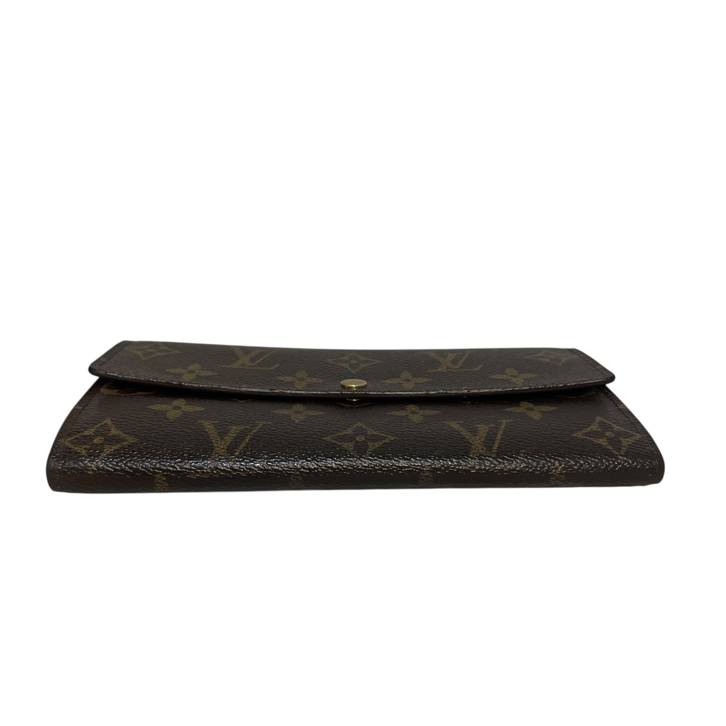 LOUIS VUITTON/Long Wallet/Monogram/Leather/BRW/Sarah Monogram Wallet