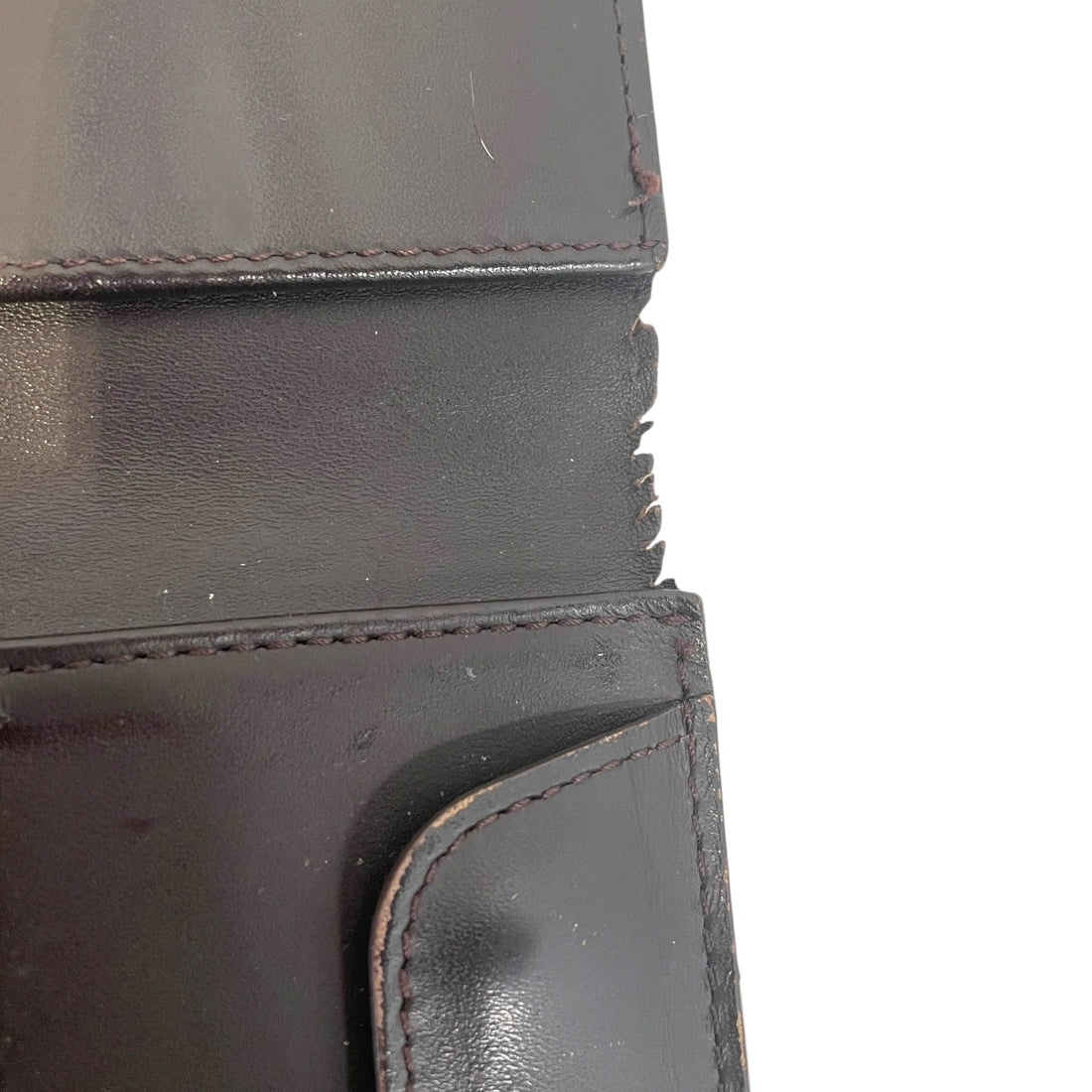 LOUIS VUITTON/Long Wallet/Monogram/Leather/BLK/Portefeuille Brazza