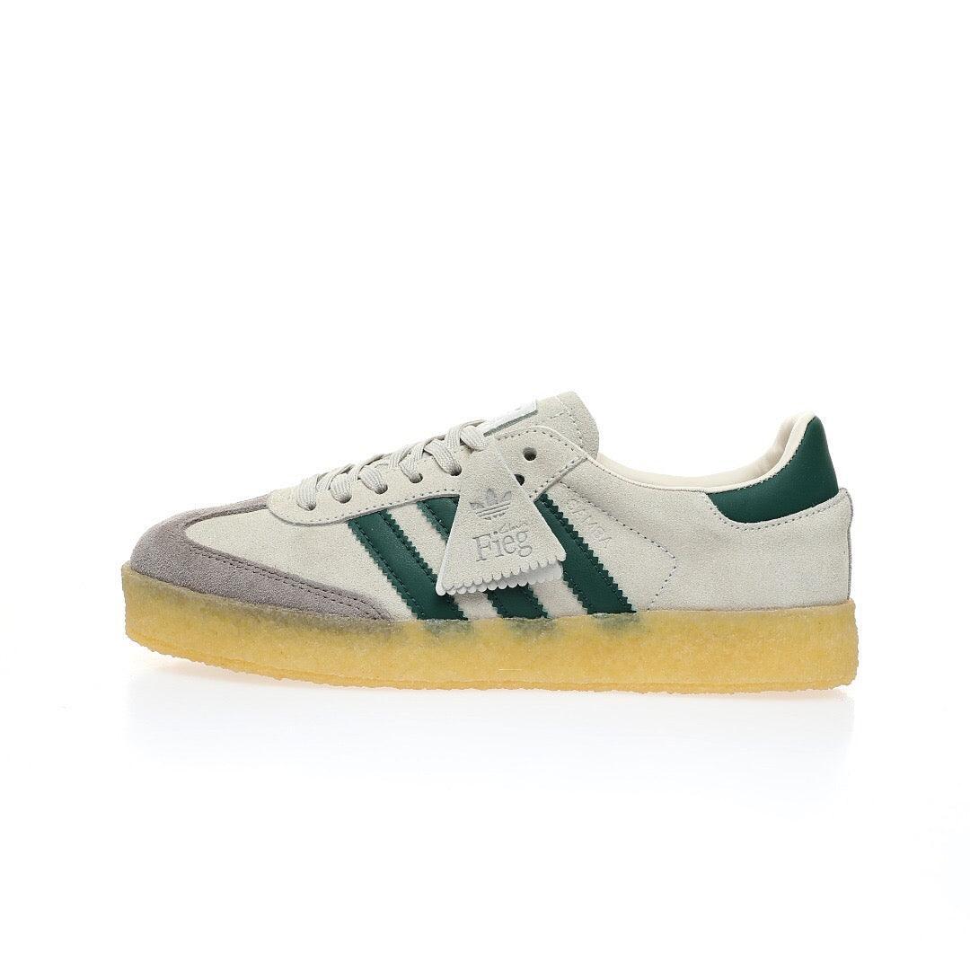 Adidas Originals Clarks 8th Street Samba By Ronnie Fieg Chalk 'White Green'