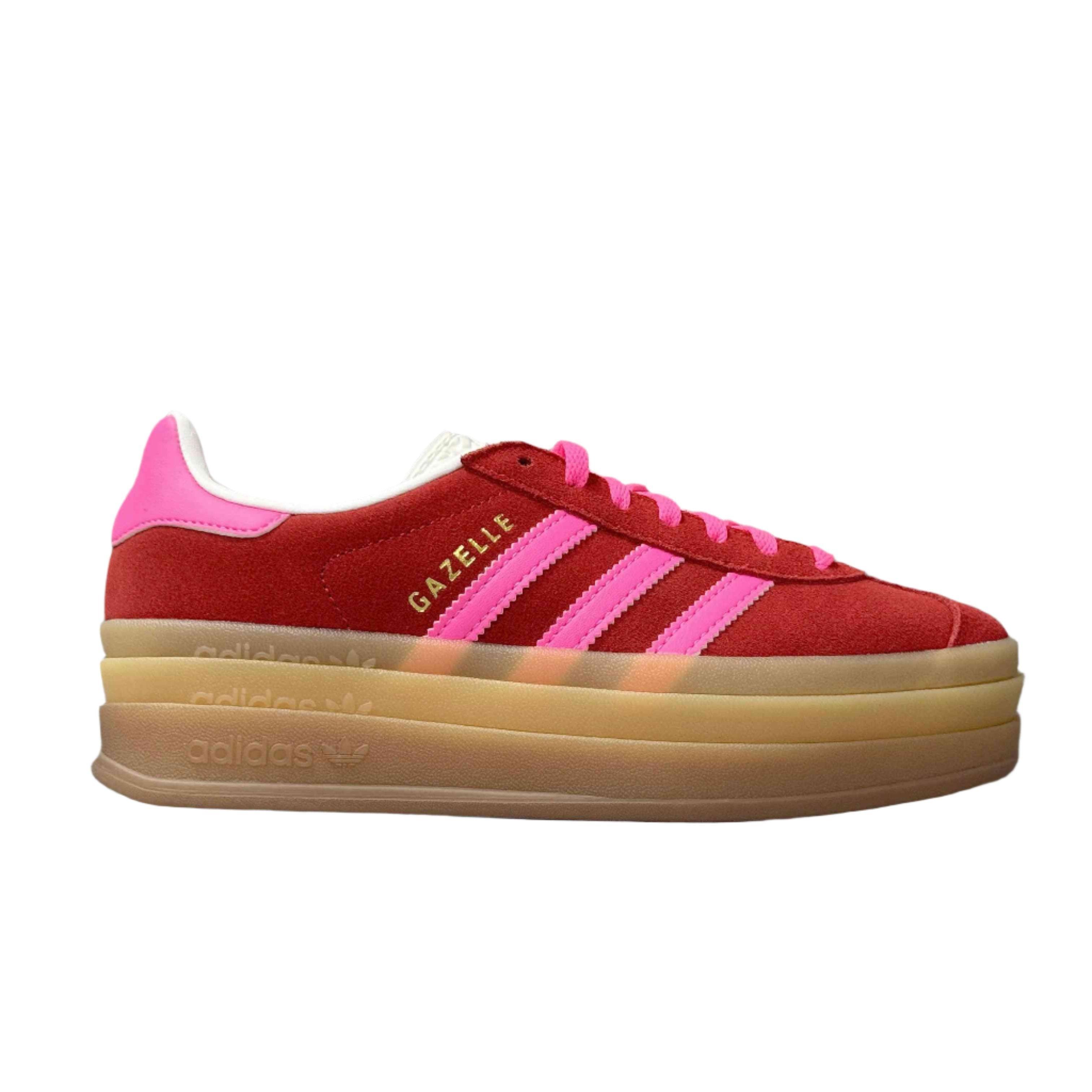 Adidas Originals Gazelle Bold 'Collegiate Red Lucid Pink'