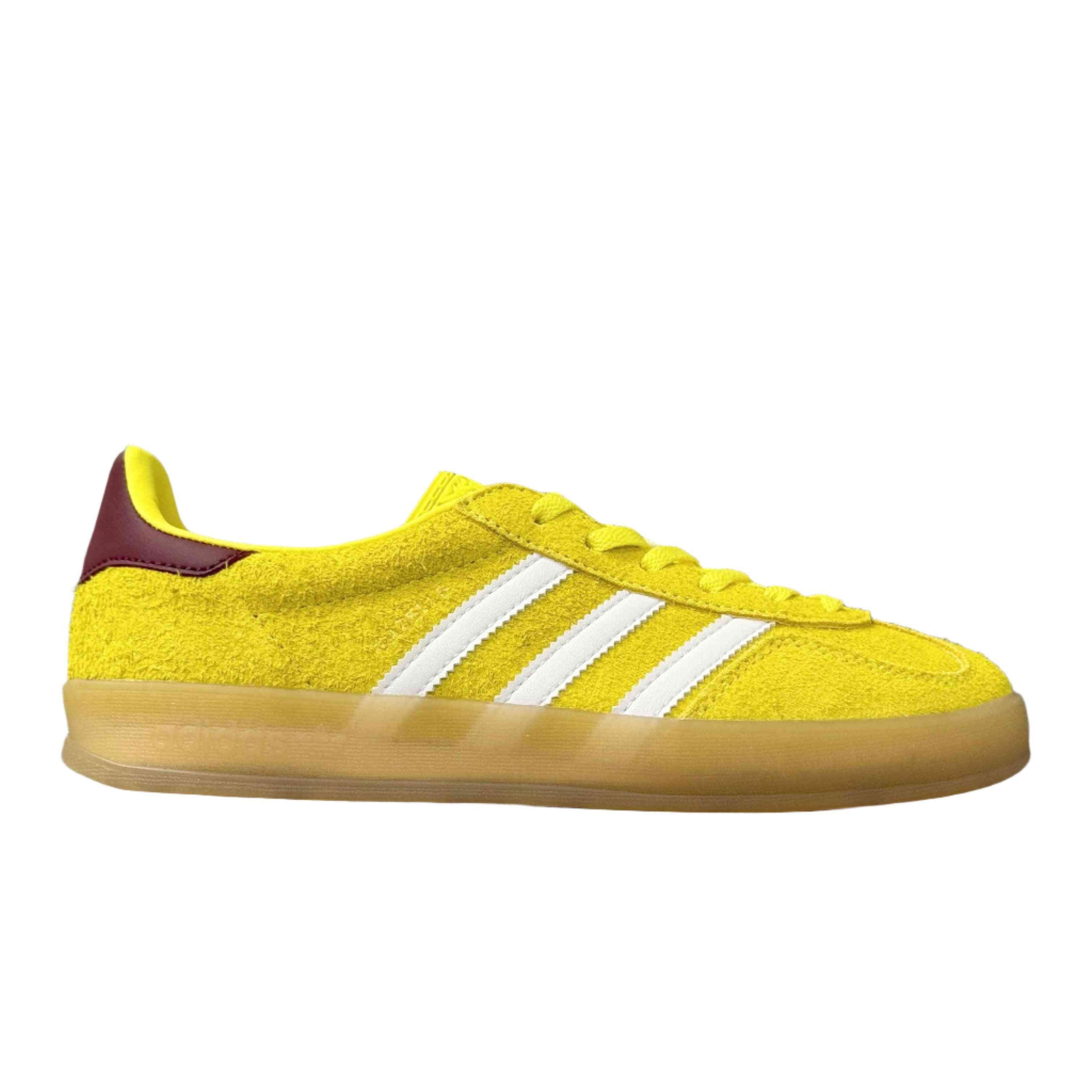 Adidas Originals Gazelle Indoor 'Bright Yellow Burgundy'