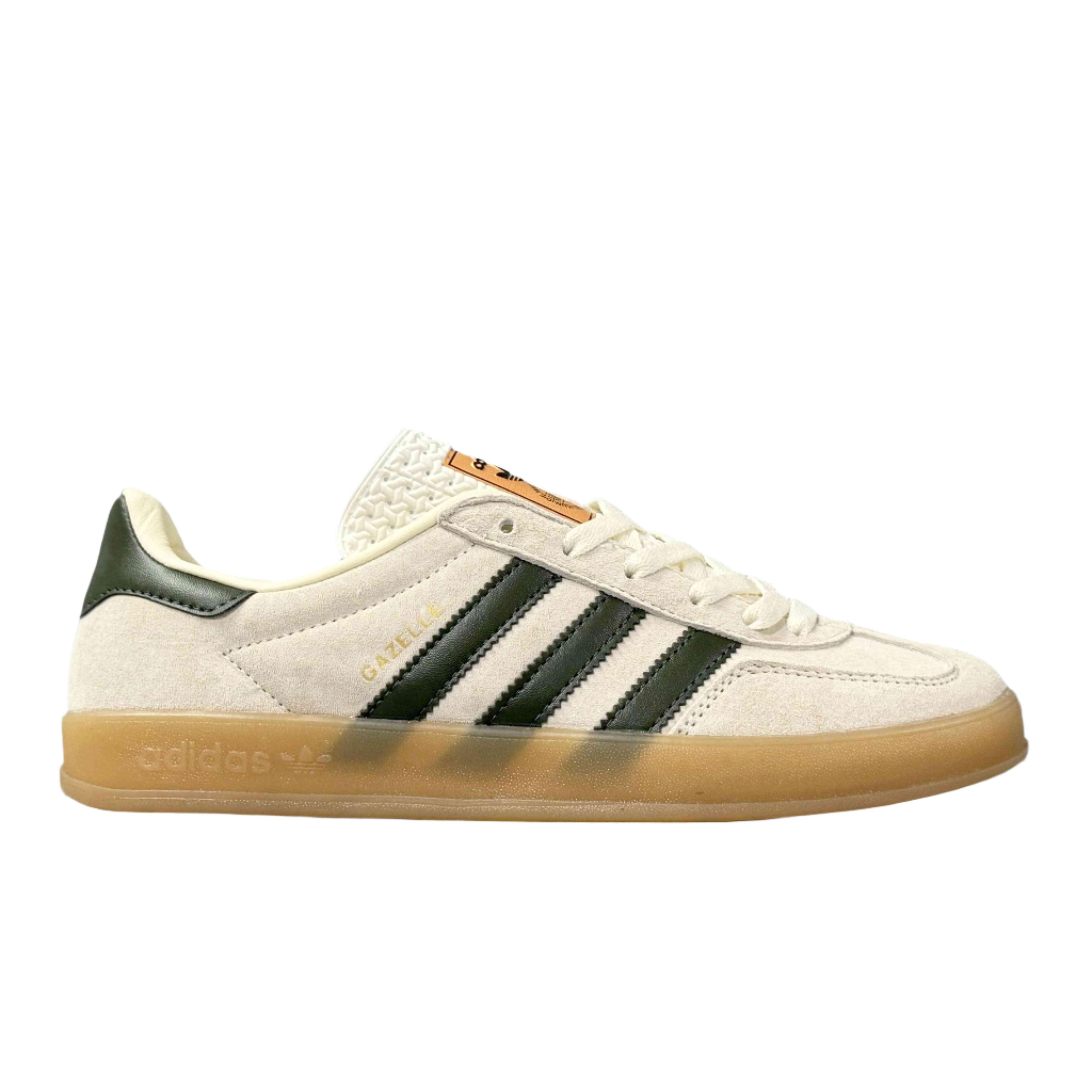 Adidas Originals Gazelle Indoor 'Cream White Collegiate Green Gum'