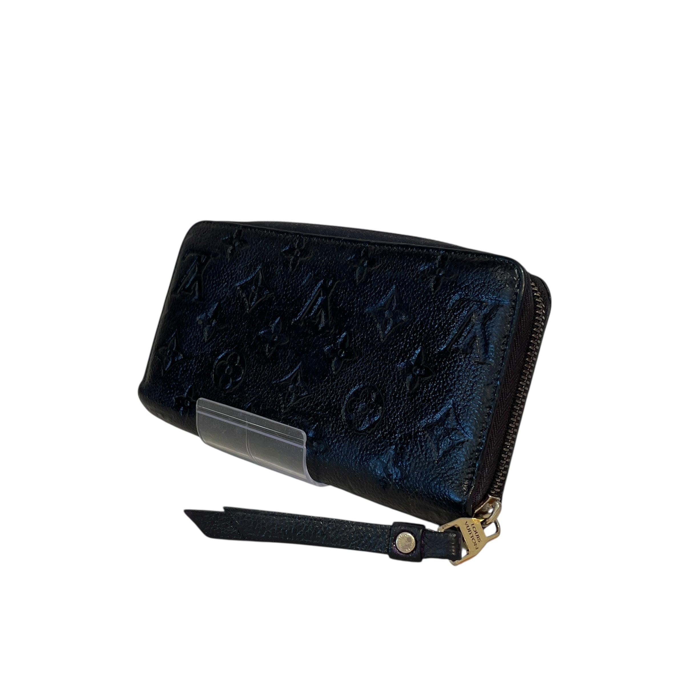 LOUIS VUITTON/Long Wallet/Monogram/Leather/BLK/Monogram Empriente Zippy Long