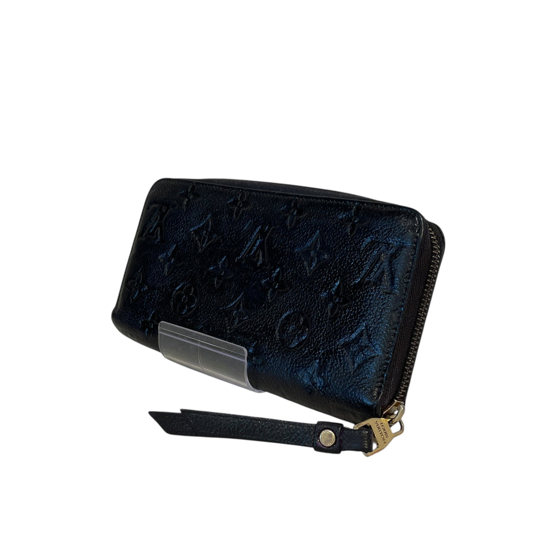 LOUIS VUITTON/Long Wallet/Monogram/Leather/BLK/Monogram Empriente Zippy Long