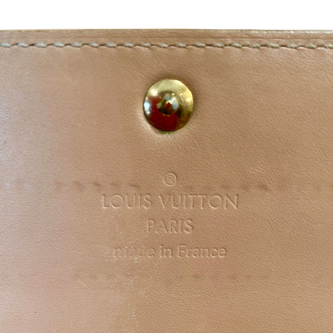 LOUIS VUITTON/Long Wallet/Monogram/Leather/BEG/