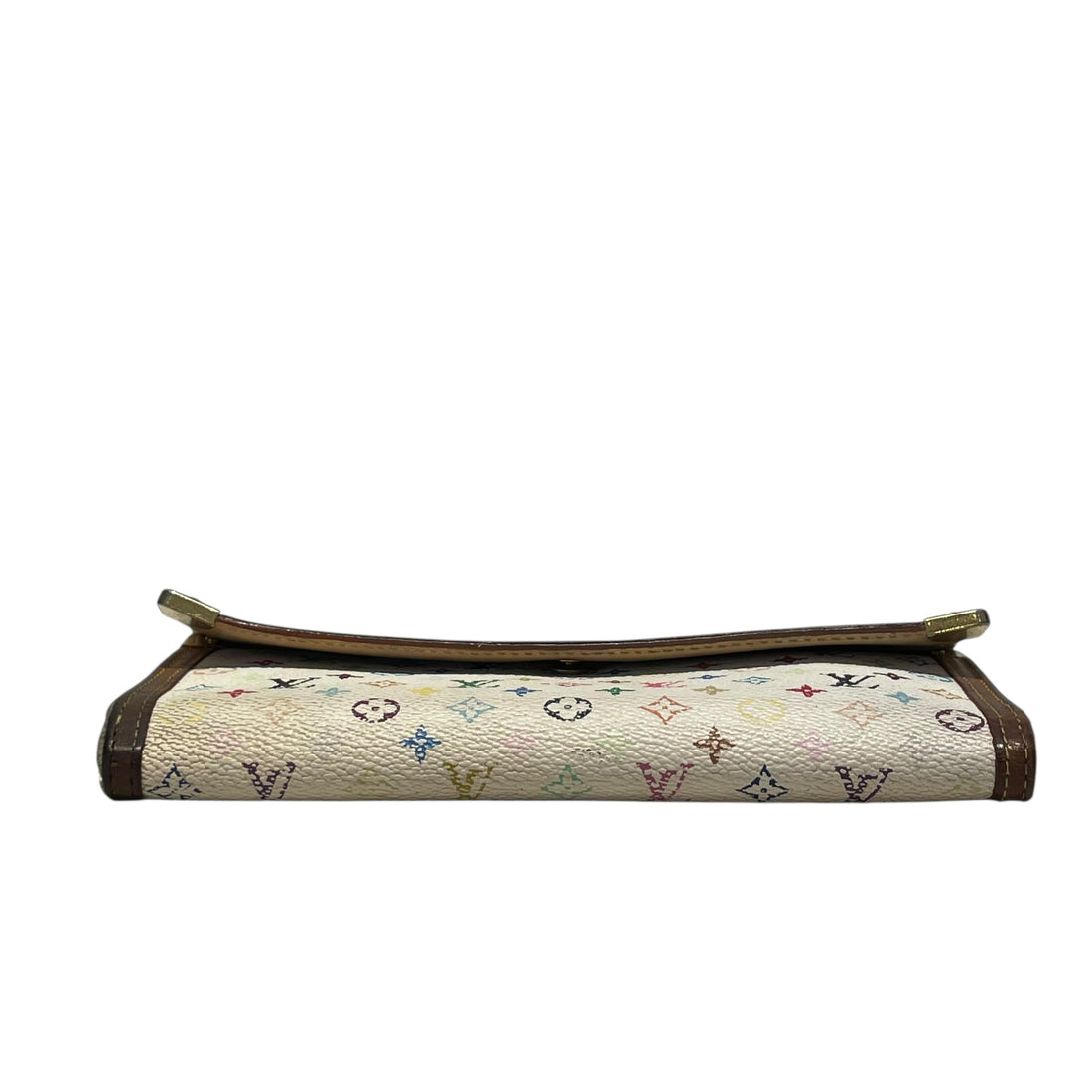 LOUIS VUITTON/Long Wallet/M/Monogram/Leather/WHT/