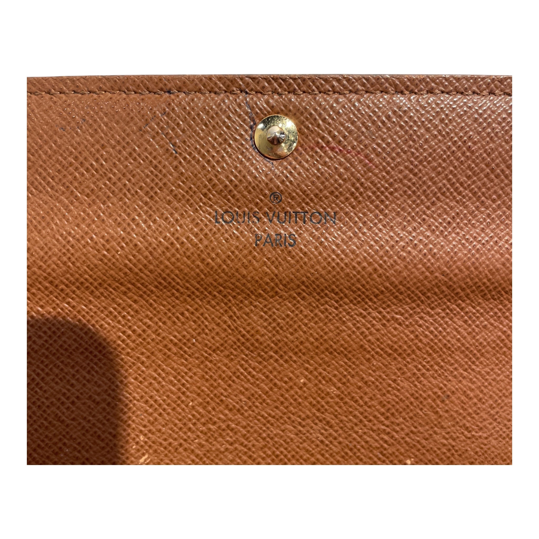 LOUIS VUITTON/Long Wallet/Monogram/Leather/BRW/MONOGRAM SARAH WALLET