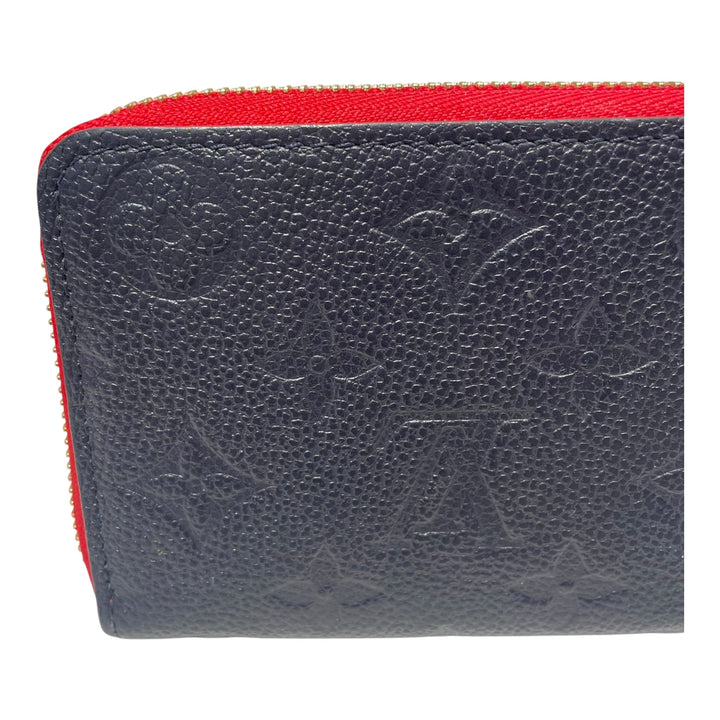 LOUIS VUITTON/Long Wallet/Monogram/Leather/NVY/SP5118