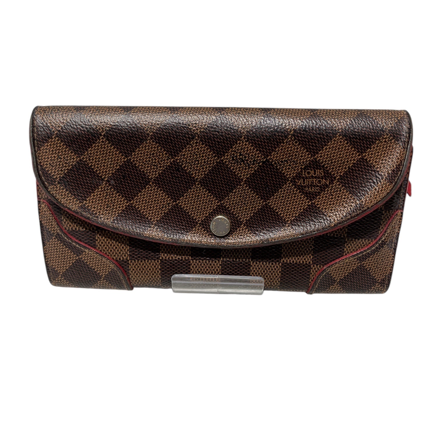 LOUIS VUITTON/Long Wallet/Monogram/Cotton/BRW/DAMIER EBENE CANVAS