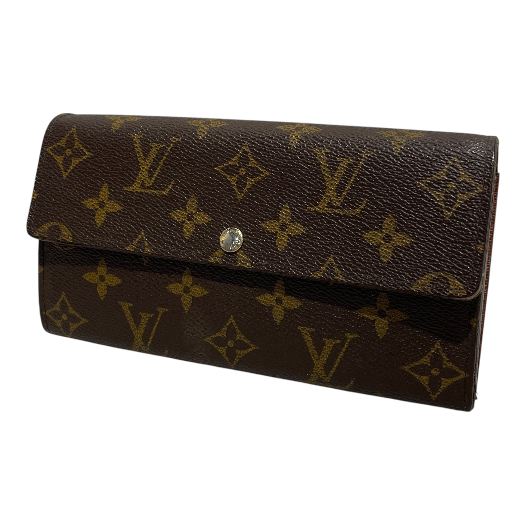 LOUIS VUITTON/Long Wallet/Monogram/Leather/BRW/MONOGRAM SARAH WALLET