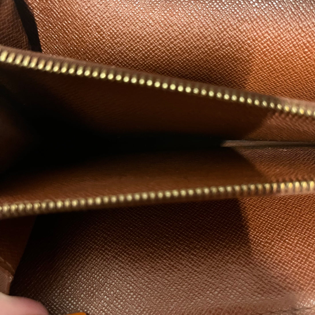 LOUIS VUITTON/Long Wallet/Leather/BRW/LV Monogram Sarah Wallet