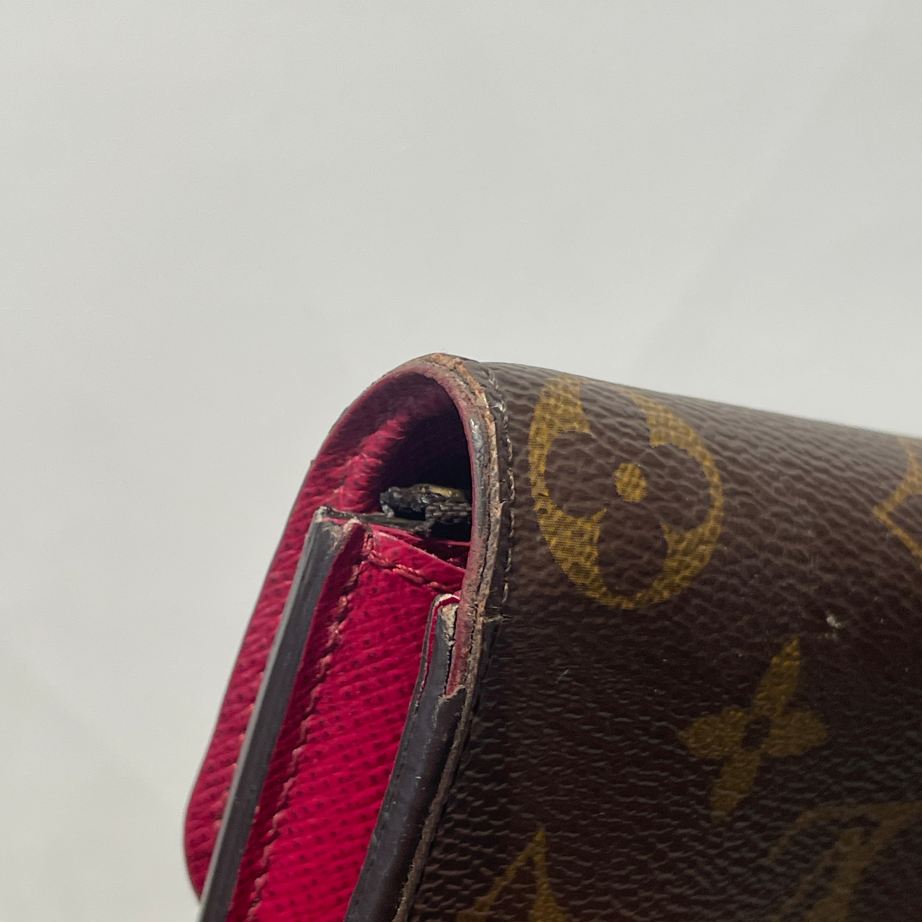 LOUIS VUITTON/Long Wallet/Monogram/Leather/BRW/EMILIE WALLET