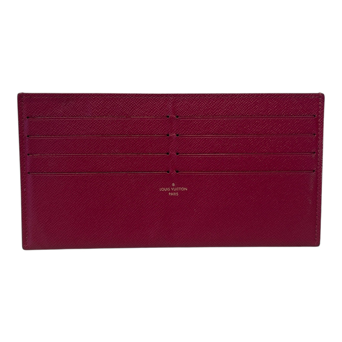 LOUIS VUITTON/Long Wallet/Leather/RED/