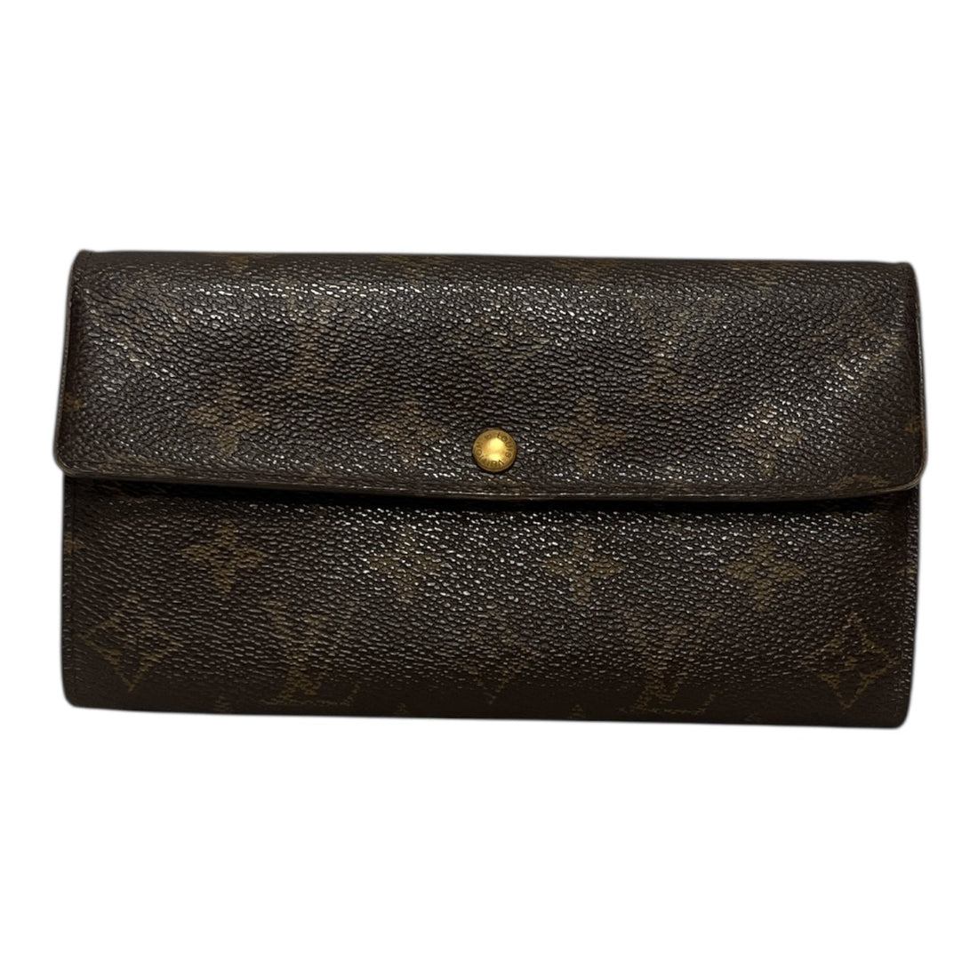 LOUIS VUITTON/Long Wallet/Leather/BRW/LV Monogram Sarah Wallet