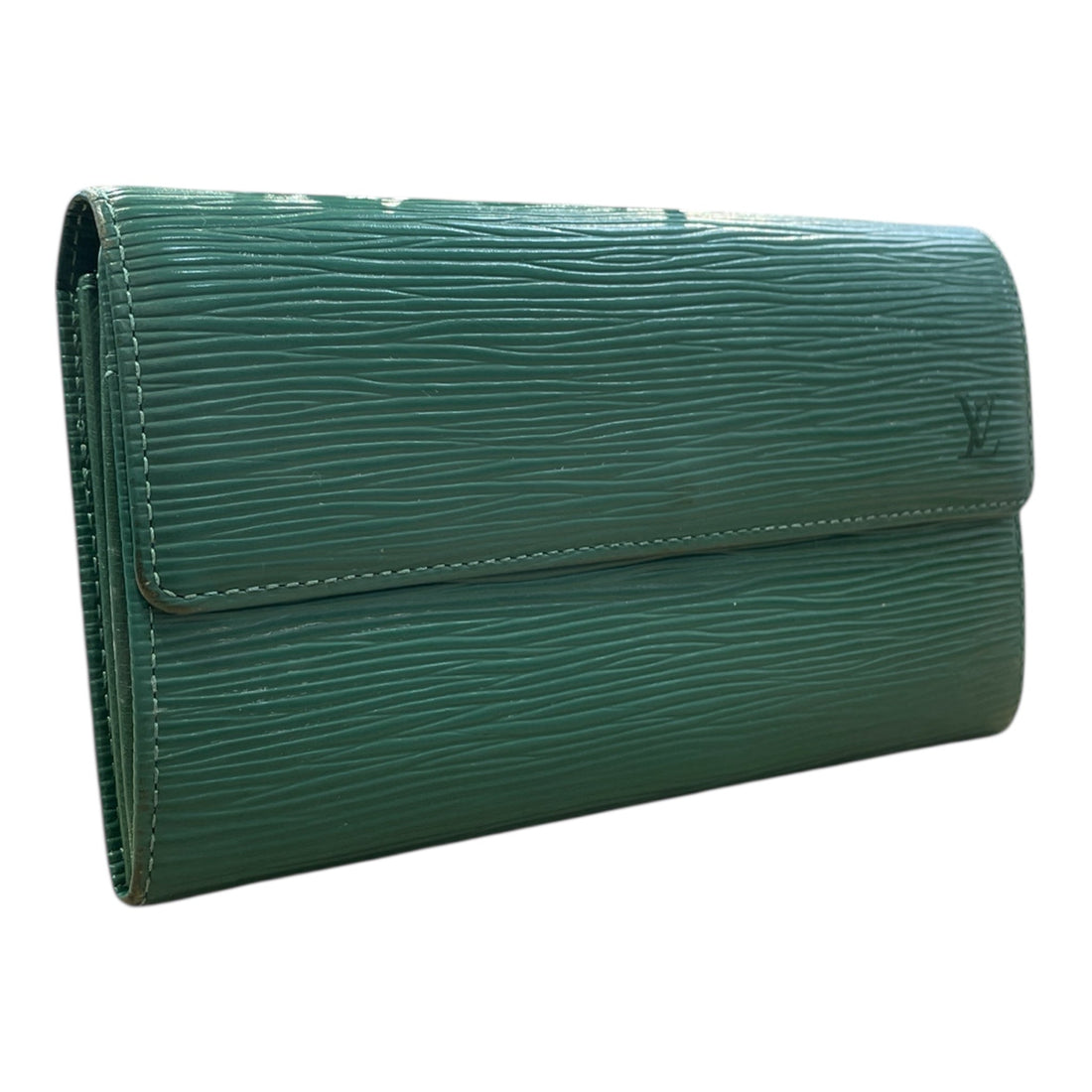 LOUIS VUITTON/Long Wallet/Leather/GRN/